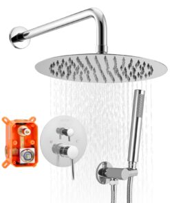 VEVOR 25cm Rain Shower System with Handheld Head