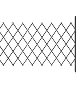 VEVOR Lockable Folding Security Gate with Wheels