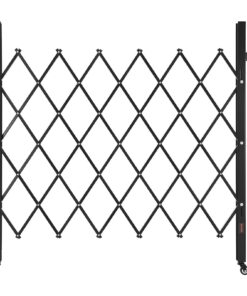 VEVOR Lockable Folding Security Scissor Gate 110 x 131 cm