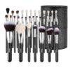 VEVOR 34 Piece Professional Makeup Brush Set with Soft Bristles for Foundation