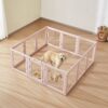 VEVOR Transparent Dog Whelping Pen 152x150x58 cm with Window for X Large Dogs