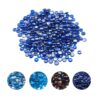 VEVOR 9 kg Cobalt Blue 19 mm Fire Pit Glass Rocks  Heat Resistant Fireplace Glass for Firepits  Decor