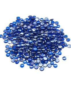VEVOR 4.5 kg 19 mm Cobalt Blue Fire Glass Rocks for Fire Pit & Fireplace