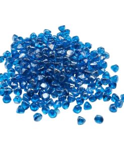 VEVOR 9 kg Caribbean Blue 25.4 mm Fire Glass Rocks for Fire Pits & Fireplaces