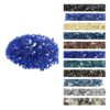 VEVOR 1588 kg Cobalt Blue 127 mm Tempered Fire Glass Rocks for Fire Pits  Fireplaces