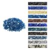 VEVOR 45 kg Pacific Blue 127 mm Tempered Reflective Fire Glass for Fireplace  Firepit Decoration