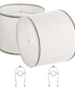 VEVOR Set of 2 Linen Lamp Shades with Harp