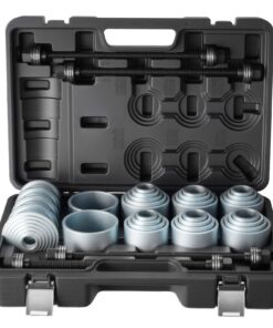 VEVOR 36-Piece Bushing Bearing Removal and Insertion Tool Kit – Pull & Press Sleeve Set for Cars