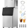 VEVOR Commercial Ice Maker 250kg24h with 135kg Storage Bin