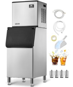 VEVOR Commercial Ice Maker 250kg/24h with 135kg Storage Bin