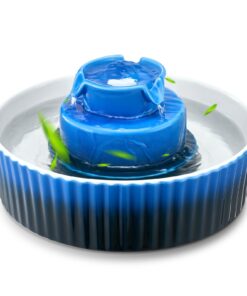 VEVOR Ceramic Cat Water Fountain 2.1L – Quiet Pet Fountain with Filter for Cats & Small Dogs