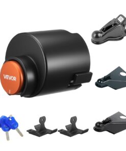 VEVOR Heavy-Duty Trailer Coupler Lock for 50.6 mm & 58.6 mm Couplers
