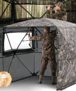 VEVOR 4-5 Person Camouflage Hunting Blind Tent with 360° View