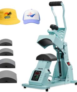 VEVOR 4-in-1 Hat Heat Press Machine with 4 Platens