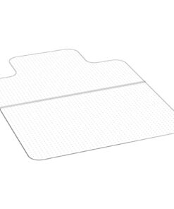 VEVOR 915x1225mm PVC Chair Mat with Lip for Carpeted Floors – Non-Slip