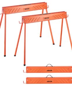 VEVOR Heavy-Duty Folding Saw Horses 2-Pack