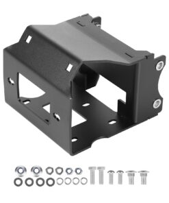 VEVOR Trailer Hitch Winch Mount for Polaris Sportsman 2009+ | 907–1633 kg Pull | Rustproof Steel | 2 Mounting Patterns