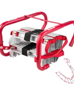 VEVOR 2-Story 4m Fire Escape Ladder with Retractable Hooks