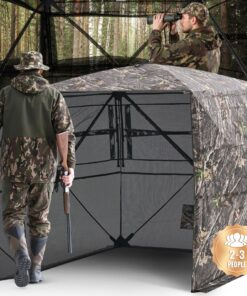 VEVOR Portable Camouflage Hunting Blind for 2-3 People with 360° View