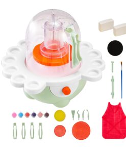 VEVOR Mini Electric Pottery Wheel for Kids with 50 mm & 80 mm Turntables