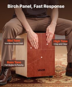 Birch Wood Percussion Instrument with Travel Bag