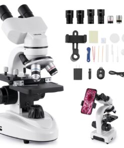 VEVOR 40–2000X Professional Compound Microscope Kit with LED