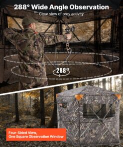 Waterproof Fabric & Carry Bag – Silent Setup for Deer & Turkey