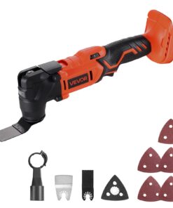 VEVOR 20V Cordless Oscillating Multitool with 6-Speed Settings