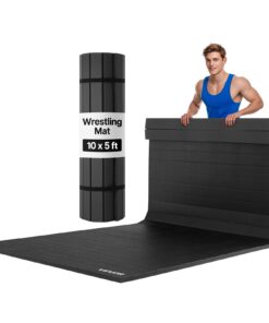 VEVOR Roll-Up Wrestling Mat 3x1.5m – Durable PVC Martial Arts Mat with XPE Foam for MMA