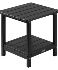 VEVOR 2-Tier HDPE Outdoor Side Table