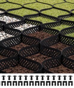 VEVOR 3-Inch Deep HDPE Geocell Ground Grid 7600x2900mm for Gravel