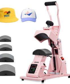 VEVOR 4-in-1 Hat Heat Press Machine with 4 Platens