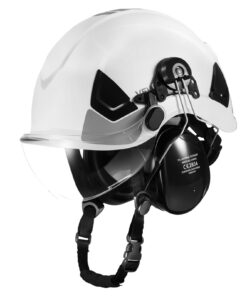 VEVOR Industrial Safety Helmet with Visor & Earmuffs