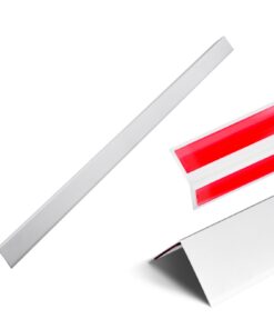 VEVOR 12-Pack Aluminum Wall Corner Protectors 50x50x1217mm with 3M Tape – 90° Angle