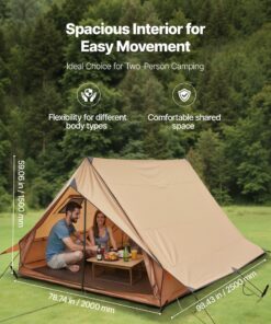 Waterproof 4-Season Camping Cabin Tent