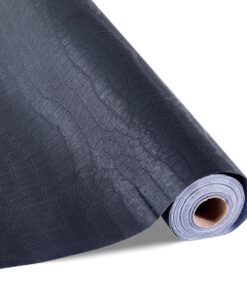 VEVOR Peel and Stick Vinyl Wallpaper 40cm x 10m – Black Cracked