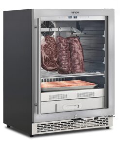 VEVOR 45 kg Dry Aging Fridge – Stainless Steel Meat Ager with Temp & Humidity Control for Home or Commercial Use