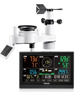 VEVOR 7-in-1 Wireless Weather Station with 19 cm HD Display