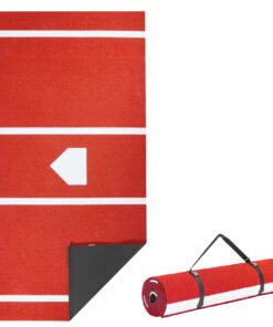 VEVOR 300x116cm Baseball & Softball Hitting Mat with Non-Slip Backing