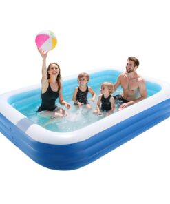 VEVOR Large Inflatable Swimming Pool 300x170x51 cm for Kids & Adults