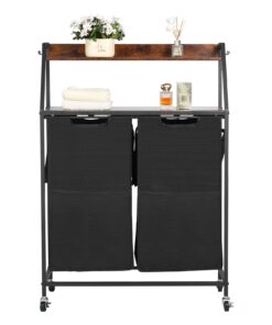 VEVOR 2-Tier Laundry Sorter with Wheels