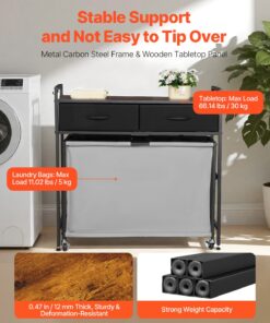 Hooks & Lockable Wheels