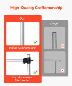 Portable Dance & Fitness Bar with Non-Slip Feet for Home & Studio