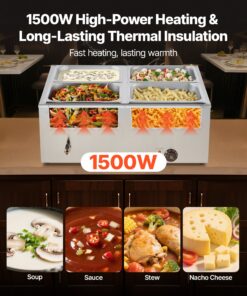 Countertop Stainless Steel Bain Marie