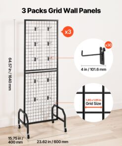 Heavy-Duty Steel Wire Rack for Home & Retail Use