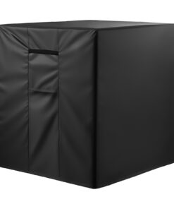 VEVOR Waterproof 3-Layer Outdoor Air Conditioner Cover 812x812x914 mm with Ventilation and Velcro Design