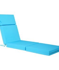 VEVOR Set of 2 Outdoor Chaise Lounge Chair Cushions 183x53 cm Waterproof