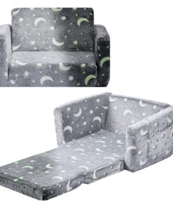 VEVOR 2-in-1 Foldable Kids Sofa Bed