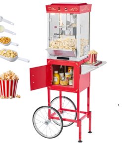 VEVOR Retro Popcorn Machine with Cart
