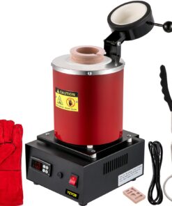 VEVOR Electric Gold Melting Furnace Kit with 3 kg Ceramic Crucible